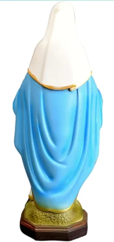 Miniatura 5 de Estatua de Virgen María de Nuestra Señora de Gracia, estatua religiosa católica de resina de 12 pulgadas para oración o devoción en el hogar