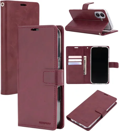 Miniatura 26 de GOOSPERY Blue Moon Wallet para Samsung Galaxy Note 10 Case (2019) Funda de cuero con tapa (Negro)