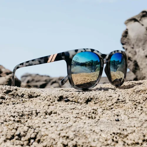Miniatura 47 de Blenders Eyewear Serie H - Gafas de sol polarizadas - Ojo de gato redondo, bisagra con resorte - 100% protección UV - Para mujer