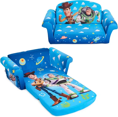 Miniatura 16 de Muebles Marshmallow, Sofá infantil 2 en 1, de espuma, abatible, comprimido, Encanto