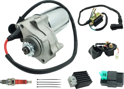 Motor de arranque ATV de 110 cc, 2 pernos para niños, ATV Quad Dirt Pit Bike TaoTao 50cc 70cc 90cc 110cc 125cc, 4 piezas ATV con relé de arranque