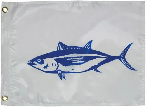 Miniatura 12 de Taylor Made Products - Bandera de captura de pescador, banderín de pez, nailon, 12 x 18 pulgadas