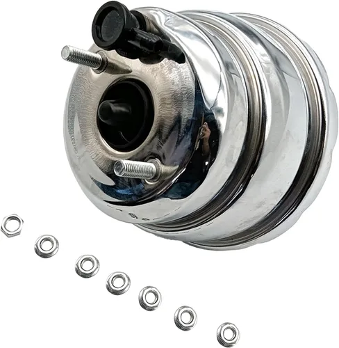 Miniatura 8 de 7 "Dual Power Booster 1-1/8 "Smooth Top Master Cylinder Kit Booster Kit de conversión de disco de 4 ruedas CNCB70008