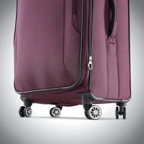 Miniatura 4 de Samsonite Ascella X Softside - Equipaje expansible con ruedas giratorias, Ciruela