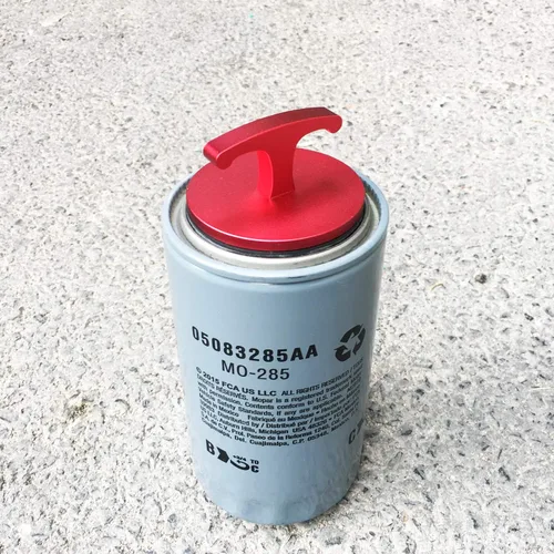 Miniatura 2 de Herramienta de tapón de filtro de aceite de aleación de aluminio, herramienta de desmontaje de tapón de filtro de aceite para Dodge Ram 05083285AA