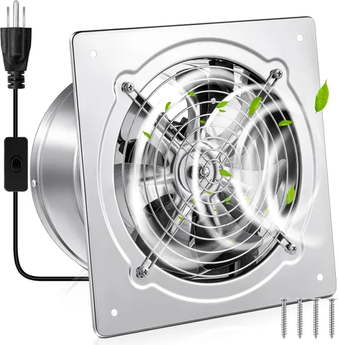 Miniatura 7 de Yaocom Ventilador de escape de 6 pulgadas 308 CFM Ventilador de techo de cocina con interruptor Ventilador portátil para baño pequeño Enchufe
