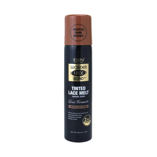 Miniatura 9 de EBIN NEW YORK Wonder Lace Bond - Aerosol fundido de encaje tintado, color marrón oscuro, 3.38 onzas, fórmula de secado rápido sin transferencia
