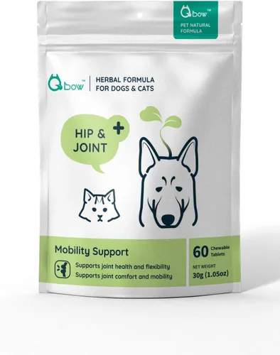 Suplementos naturales de cadera y articulaciones para perros y gatos - Suplemento integral de mezcla de hierbas totalmente natural para las