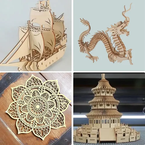 Miniatura 7 de 10 hojas de tilo de 16 x 12 x 1/8 pulgadas, tableros de madera sin terminar, tilo de 0.118 in para corte láser, artes y manualidades, pintura