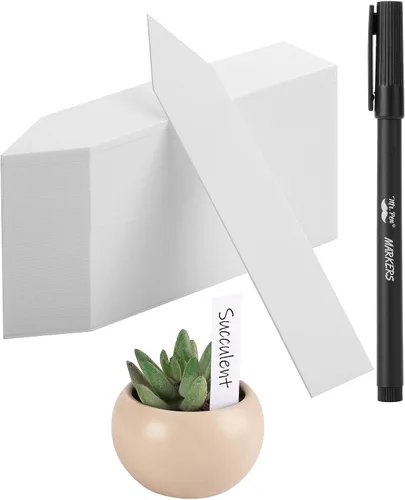 Miniatura 10 de Mr. Pen - Marcadores de jardín, negro, paquete de 4, marcadores de plantas, marcadores de jardín para plantas al aire libre, impermeables