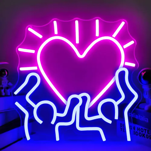 Miniatura 8 de Letreros de Neón de Béisbol Luces de Neón Letreros Luminosos para Pared Letreros LED Regulables para Dormitorio Habitación de Chicos Club Deportivo