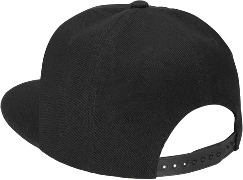 Miniatura 3 de Gorra clásica Snapback estilo Hip Hop plana en blanco, color sólido, tamaño ajustable
