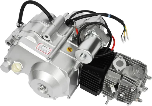 Miniatura 7 de motor de 125 cc de 4 tiempos, arranque eléctrico semiautomático con reversa, motor de 3 velocidades de cilindro único con enfriamiento por aire, kit