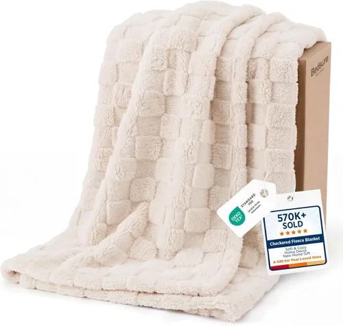 Miniatura 61 de Bedsure GentleSoft - Manta verde salvia para sofá, manta de forro polar a cuadros, regalos de Navidad para mujeres, hombres y niñas, bonita manta