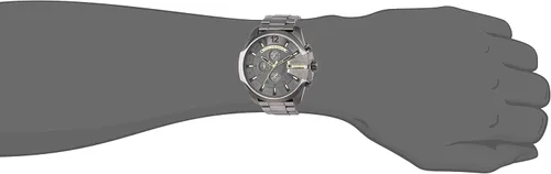 Miniatura 5 de Diesel Mega Chief - Reloj de cuarzo con cronógrafo de acero inoxidable para hombre