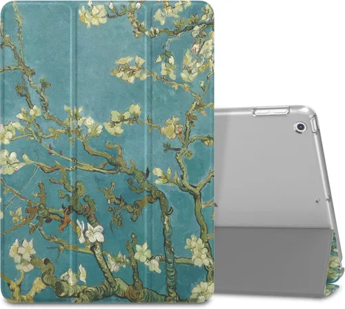 Miniatura 19 de MoKo Funda para iPad 9.7 2018/2017 de 5ª / 6ª Generación - Funda delgada y ligera con soporte para Smartphone con parte trasera translúcida