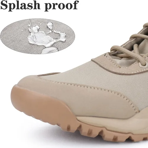 Miniatura 3 de Botas tácticas para hombre, ligeras, militares, de combate, impermeables, cómodas para el trabajo y la seguridad