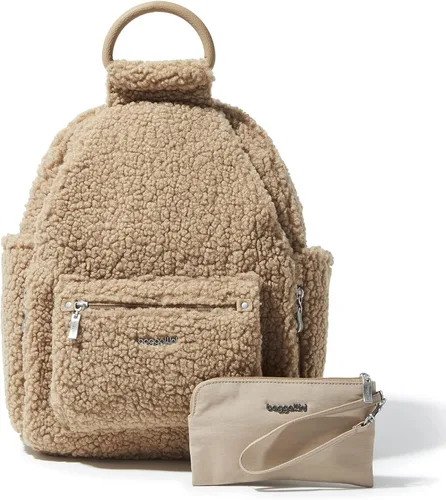 Miniatura 55 de Baggallini Mochila todo el día para mujer con pulsera de teléfono RFID, Negro, talla única