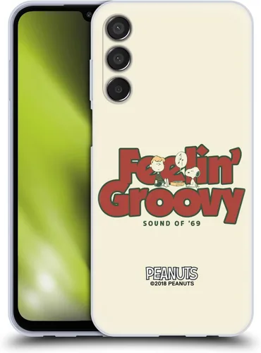 Miniatura 246 de Head Case Designs Funda de gel Woodstock 50th con licencia oficial de Peanuts Snoopy Guitar 1969 [protección de grado militar] compatible