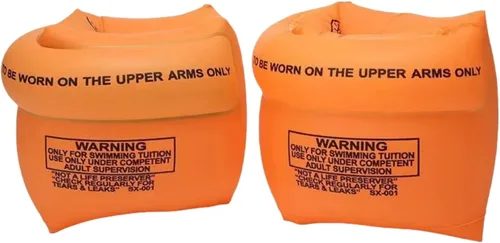 Paquete de 2 a 4 flotadores de brazo para niños y adultos, flotadores de piscina, anillo de natación inflable, mangas flotantes de PVC para niños 1