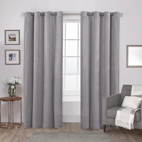 Miniatura 8 de Cortinas exclusivas para el hogar, de terciopelo, pesadas, para ventanas, paneles pares