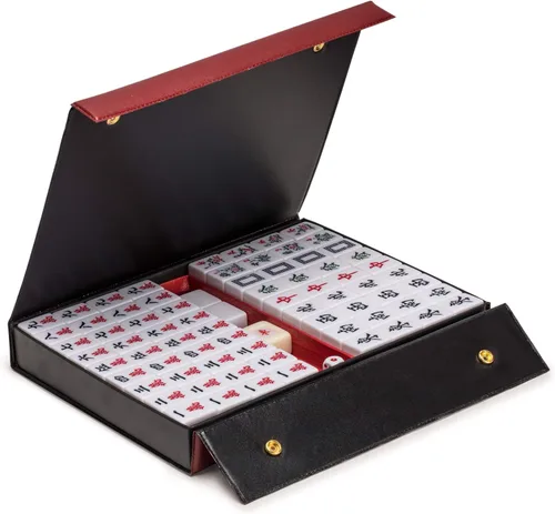 Miniatura 4 de YMI chino Mahjong Juego Set profesional – Estándar Verde