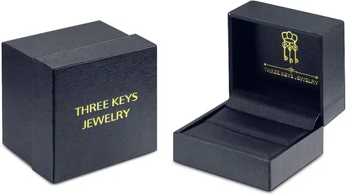 Miniatura 7 de THREE KEYS JEWELRY Anillos blancos de 0.116 pulgadas para mujer, anillos de tungsteno de oro rosa, anillos de regalo de boda, Metal, no conocido