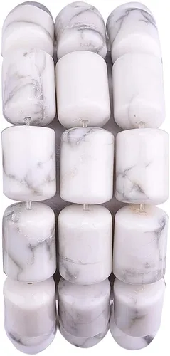 Miniatura 12 de BEADIA Cuentas sueltas de piedra de jade amarillo natural cilíndricas semipreciosas para hacer joyas 10mmx14mm 38cm