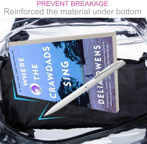 Miniatura 6 de Mochila transparente, resistente bolsa transparente para mujeres y hombres Heavy Duty