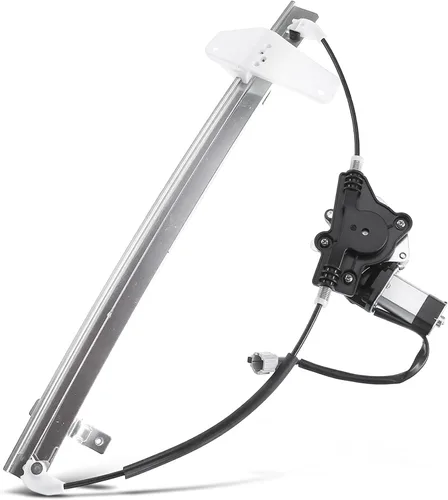 Miniatura 9 de YHTAUTO Elevalunas eléctrico trasero del lado del conductor con conjunto de motor de 2 pines compatible con Nissan Titan 2004-2015 Crew/Extended