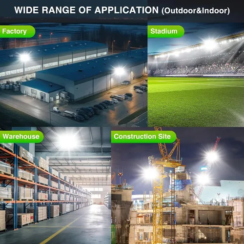 Miniatura 24 de STASUN - Luz de inundación LED para exteriores, 150 W, 15000 lúmenes, 6000 K, luz blanca IP66, impermeable, luz de estacionamiento comercial, 3