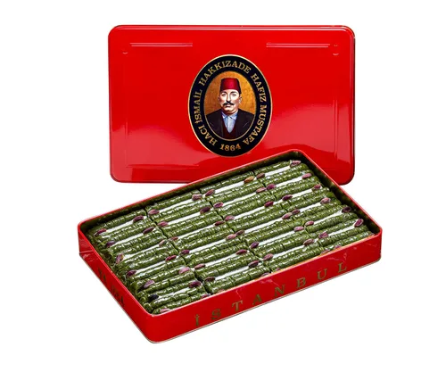 Miniatura 17 de Hafiz Mustafa 1864 Istanbul Baklava - Caja de pastelería - Bocadillos de postre de Baklava horneados hechos de hojas de masa filo fresca, pistacho