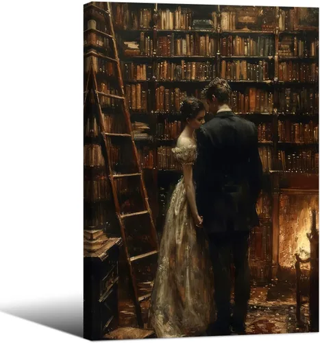 Miniatura 41 de Pósteres vintage de la biblioteca Moody de estilo gótico oscuro, academia estética, arte de pared, libro victoriano antiguo, impresiones en lienzo