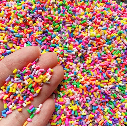 Miniatura 4 de EHOPE 50g de aspersiones falsas de resina, aspersiones de caramelo falso, aspersiones de arcilla, aspersiones de polímero, aspersiones de arcilla