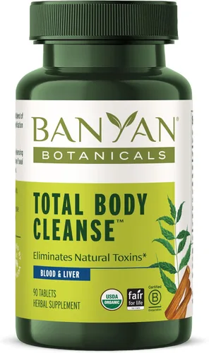 Banyan Botanicals Total Body Cleanse - Suplemento de desintoxicación orgánico con amla y manjistha - Apoya la limpieza ayurvédica, la