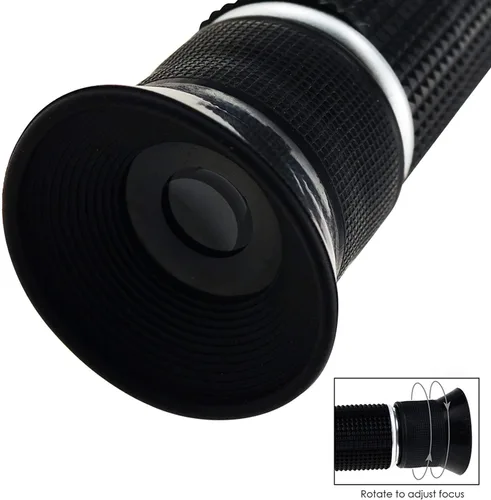 Miniatura 9 de Refractómetro de salinidad Brix 2 en 1 escala dual 0-32% Brix y 0-28% de salinidad con cloruro de sodio ATC en alimentos Sal agua de mar Salmuera
