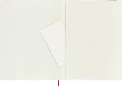 Miniatura 5 de Moleskine - Cuaderno clásico, tapa blanda, tamaño XL (7.5 x 9.5 pulgadas), liso/en blanco, rojo escarlata, 192 páginas