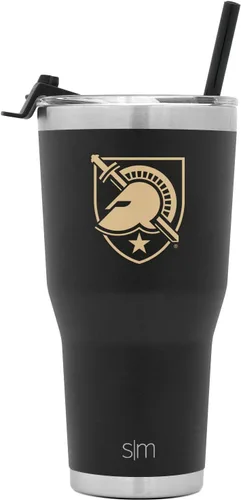 Miniatura 20 de Simple Modern Vaso Cruiser Cruiser con licencia oficial de la NHL Arizona Coyote de 30 onzas, taza de viaje aislada con tapa abatible y popote