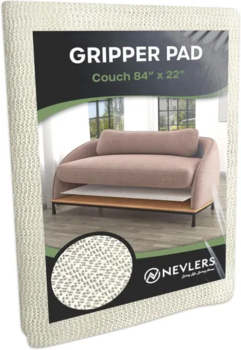 Miniatura 14 de Nevlers Almohadilla antideslizante de agarre para sofá de 22 x 48 pulgadas Agarre antideslizante para evitar deslizamientos de sofá biplaza