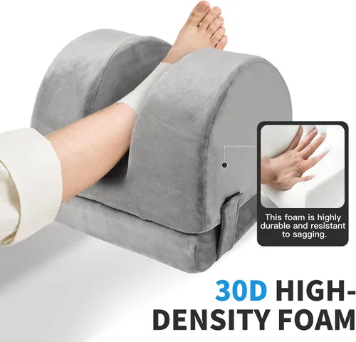 Miniatura 4 de Adjustable Height Knee Replacement Pillow for Recovery - Leg Elevation Pillow with Firm Foam for Post-Surgery Sleeping, Hip & Ankle Pain Relief &