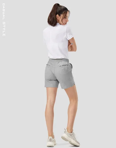 Miniatura 6 de G Gradual Women's 5" Hiking Cargo Shorts Quick Dry Athletic Shorts for Women with Pockets for Golf Workout Walking