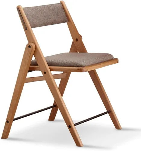 Sillas plegables muebles de madera simple dormitorio silla silla de ordenador silla de comedor hogar silla plegable silla personal (color: madera