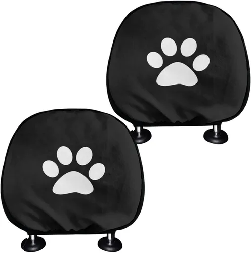 Miniatura 31 de Funda personalizada para reposacabezas de asiento de automóvil, regalos personalizables, transpirables, paquete de 2 fundas de cojín para asiento