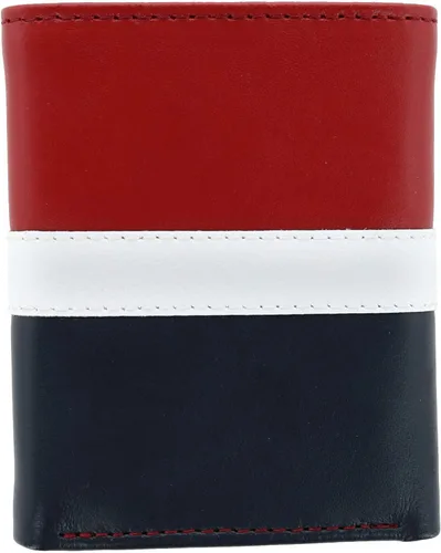 Miniatura 9 de Tommy Hilfiger - Cartera para hombre, triple pliegue, delgada, incluye ventana de identificación y tarjetero para tarjetas de crédito