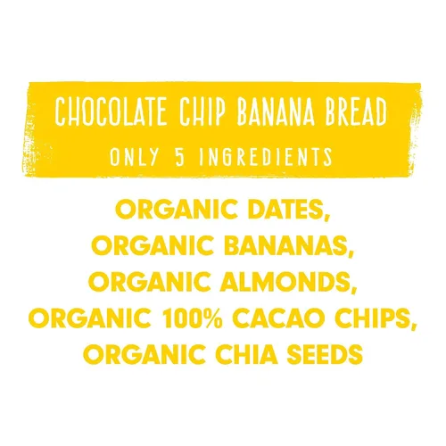 Miniatura 8 de JONESBAR USDA Organic Fruit & Nut Bar, Non-GMO, Kosher, Vegan, Gluten Free, Simple Snack Bar (Banana Chocolate Chip 12 Count (Pack of 1))