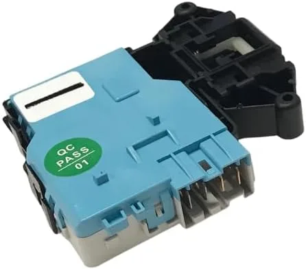 Cerradura de puerta para lavadora compatible con los números de modelo LG WM3001HPA, WM3001HRA, WM2801HLA, WM3001HWA, WM2650RD, WM3550HWCA