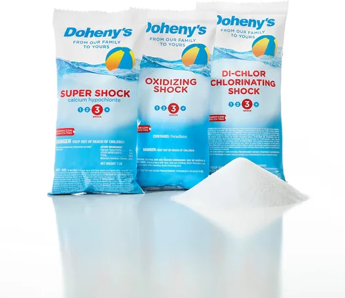 Miniatura 5 de Doheny's Inground Pools - Paquete de choque de grado profesional Agrupa tu impacto y ahorra Los kits incluyen tiras de prueba Doheny's Super