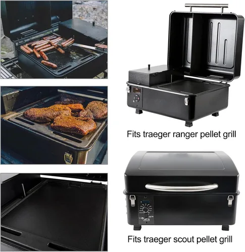 Miniatura 2 de Oklagarden BAC460 - Repuesto de plancha para parrilla Traeger, piezas de parrilla de hierro fundido Traeger Ranger TFT18KLD Scout Parrilla TFT18PLDO