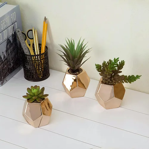 Miniatura 5 de Hopepak Papel tapiz dorado para despegar y pegar, papel de contacto dorado metálico, acero inoxidable, impermeable, para decoración de gabinetes