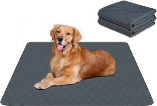 Miniatura 20 de RIOUSSI Almohadillas lavables para orina de perros, reutilizables, absorbentes, a prueba de fugas, antideslizantes, para entrenamiento de orinal